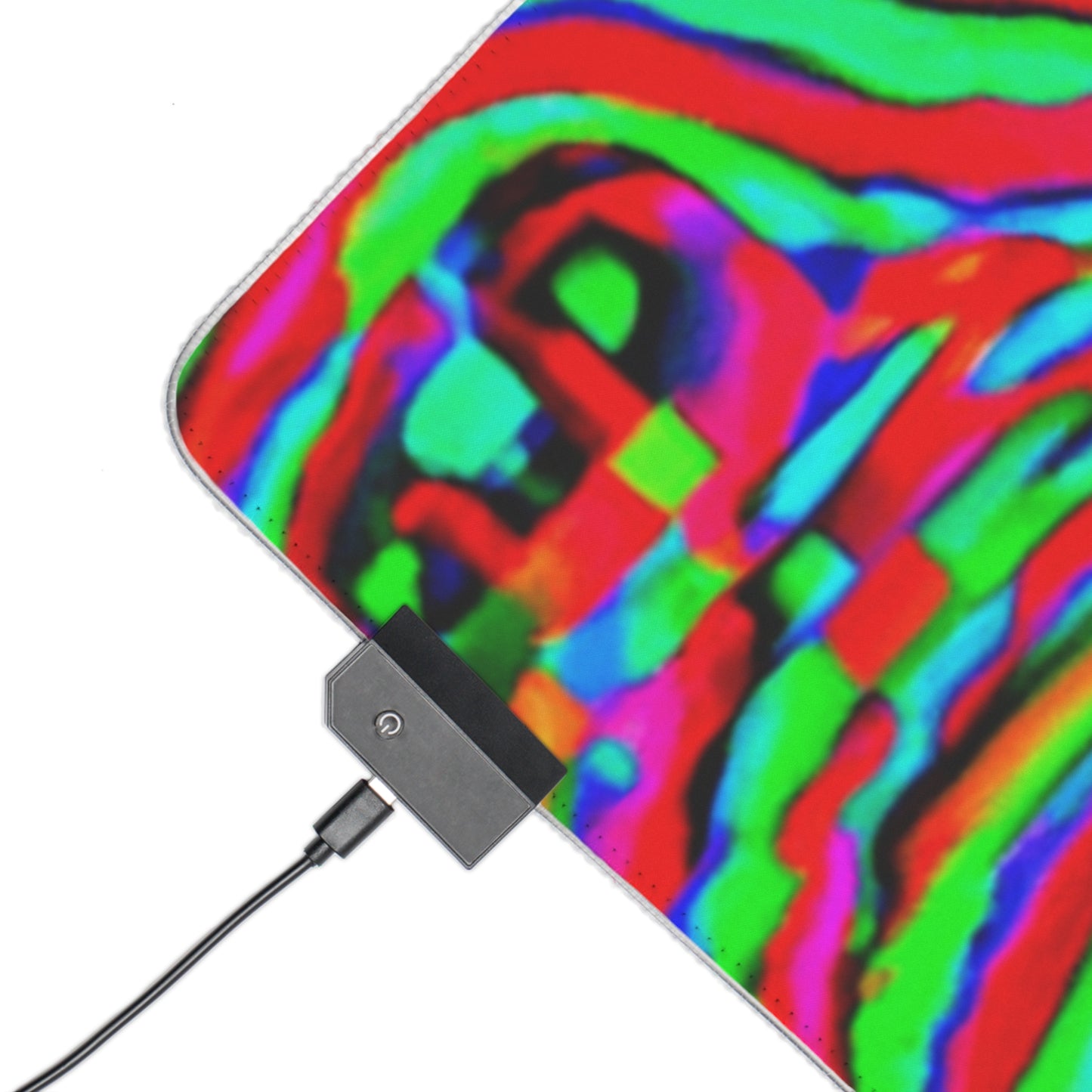 Rayburn "Rockabilly" Rumble - Psychedelic Trippy LED Light Up Gaming Mouse Pad