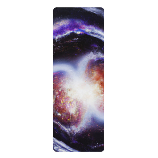 Radha Saffron - Astronomy Yoga Exercise Workout Mat - 24″ x 68"