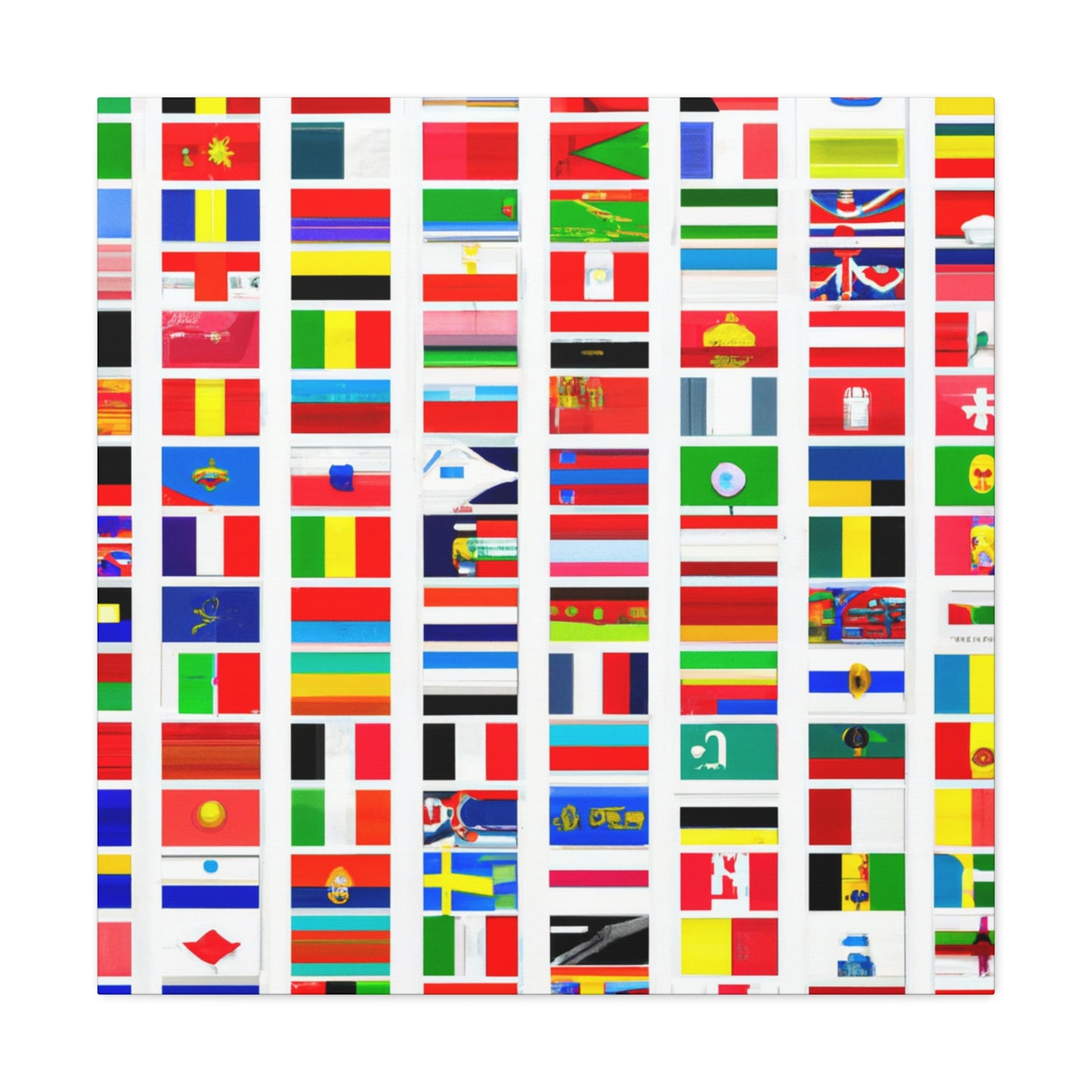 John Gable, Flag Designer - Flags Of The World Canvas Wall Art