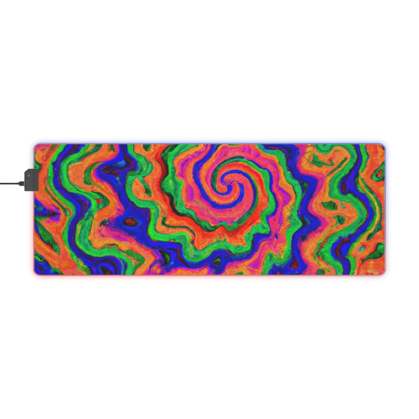 Emily the Enchantress - Psychedelic Trippy LED Light Up Gaming Mouse Pad