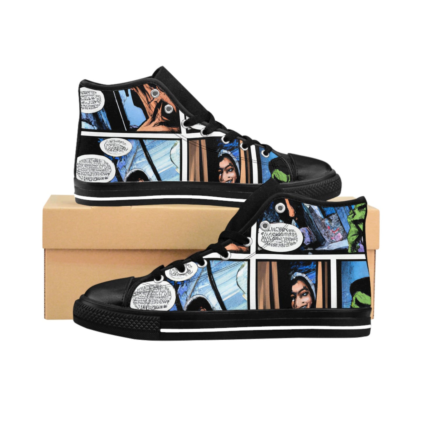 .

Willamana the Shoe Maker - Comic Book Hi Tops