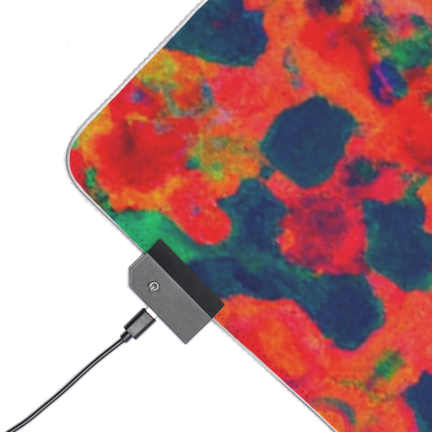 Rockin' Roy Robusto - Psychedelic Trippy LED Light Up Gaming Mouse Pad