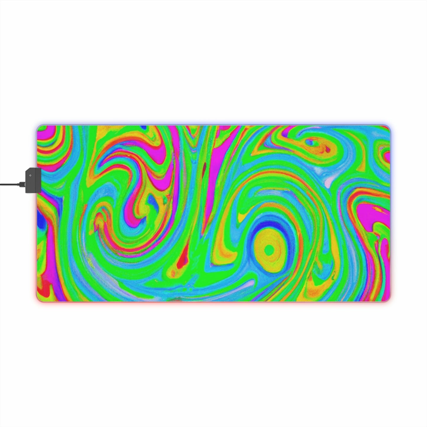 Gus 'The Groove' Gatsby - Psychedelic Trippy LED Light Up Gaming Mouse Pad