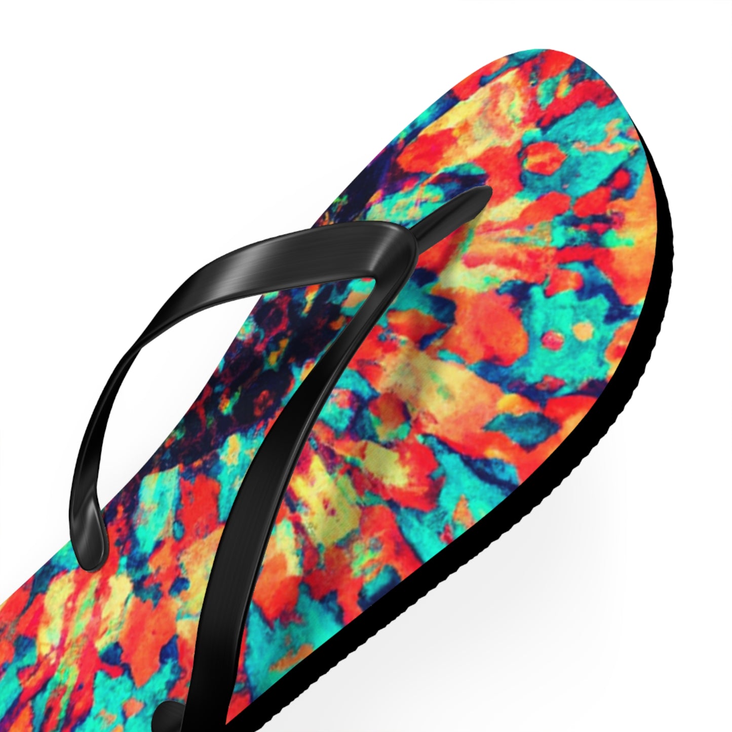 Ebeneezer Footman. - Psychedelic Trippy Flip Flop Beach Sandals