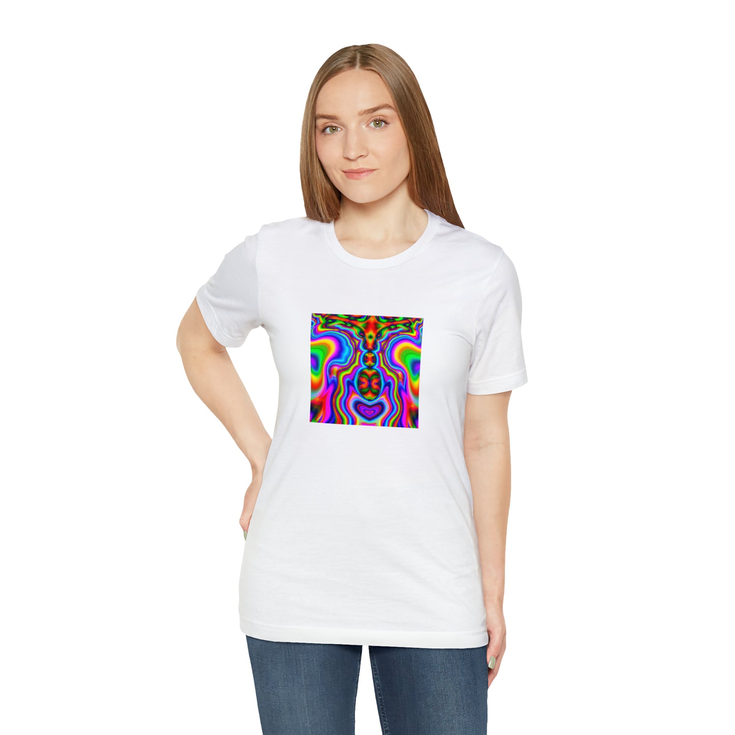 Harold Gibson. - Psychedelic Trippy Pattern Tee Shirt