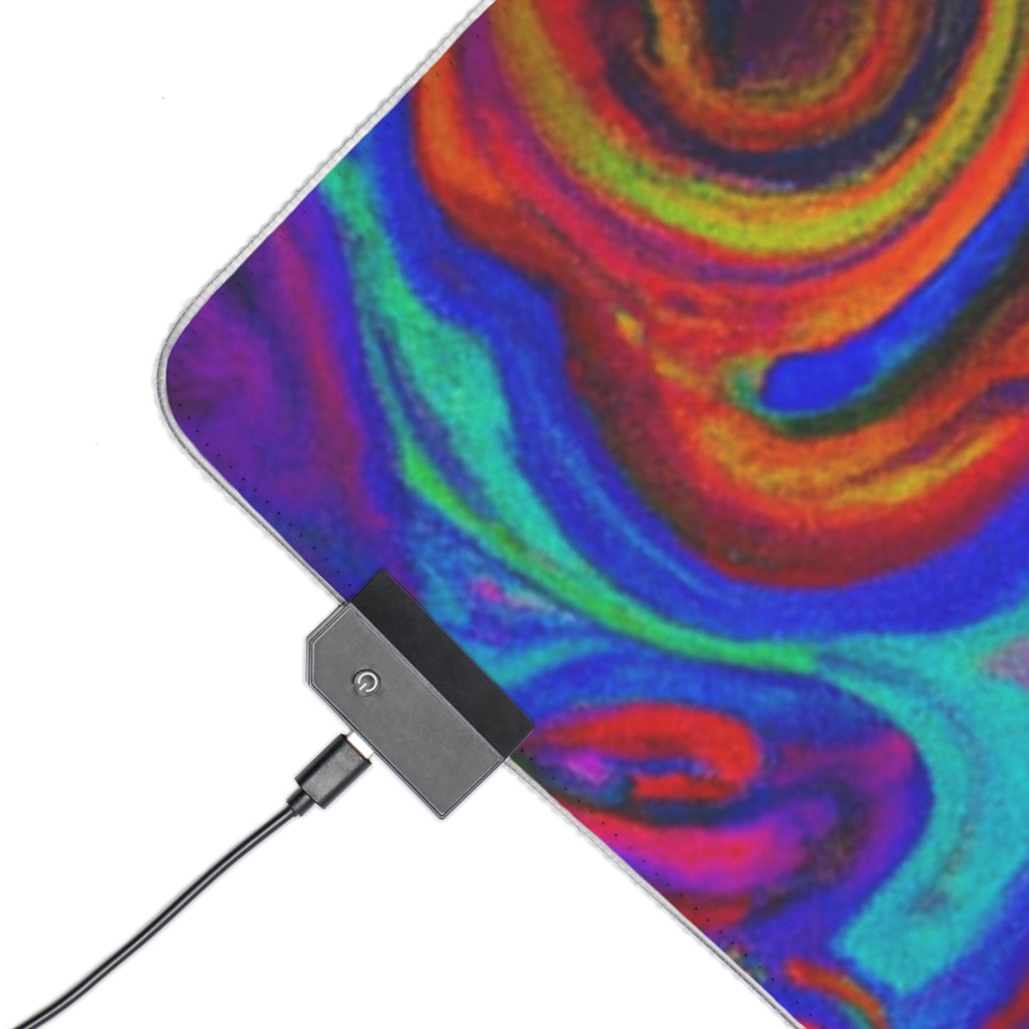 Marshall 'Doc' Silvermane - Psychedelic Trippy LED Light Up Gaming Mouse Pad