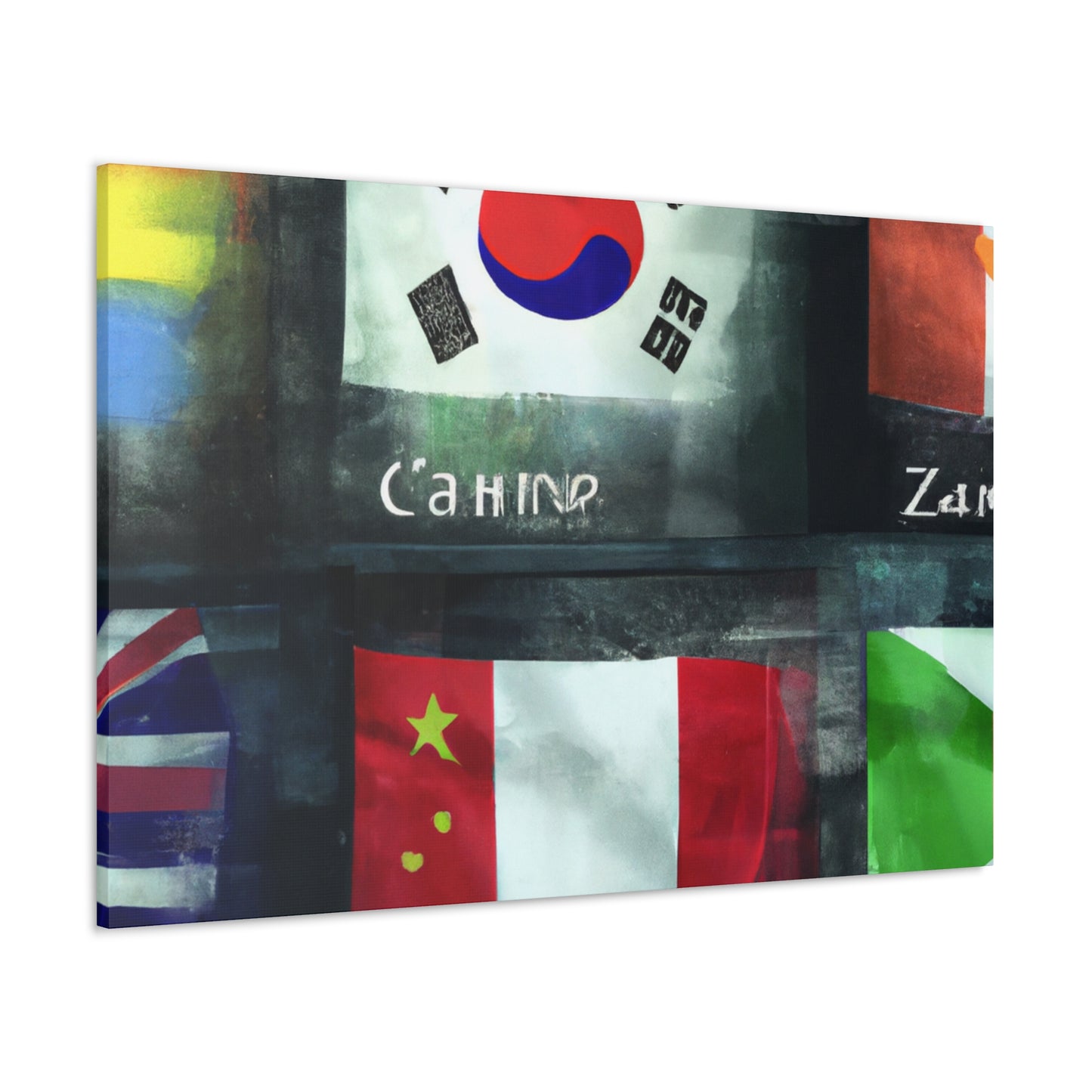 John R. L. Beattie - Flags Of The World Canvas Wall Art