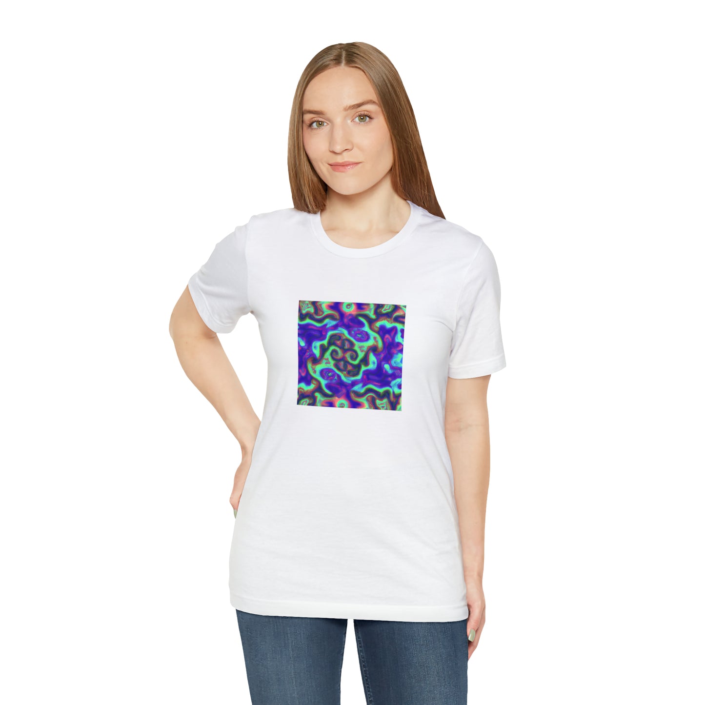 Victor Vogue - Psychedelic Trippy Pattern Tee Shirt