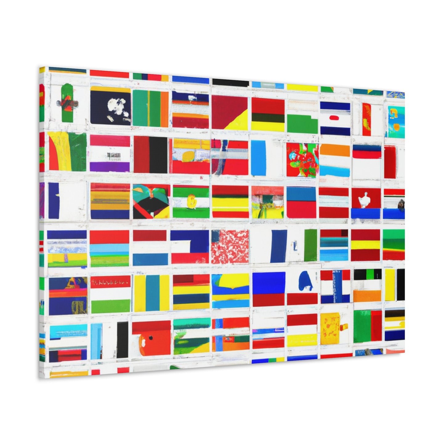 William F. Kofahl - Flags Of The World Canvas Wall Art