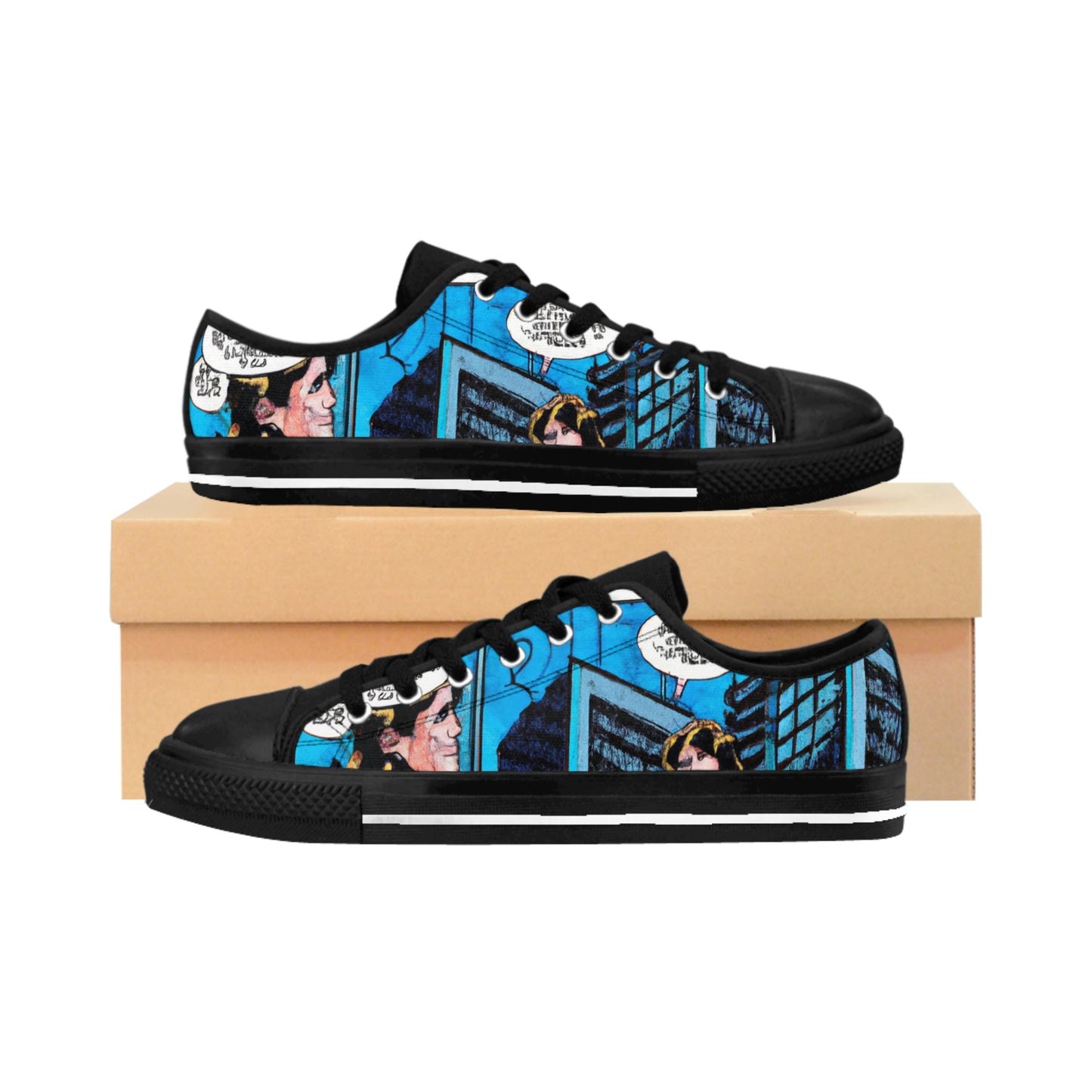 Sarina DeRezio - Comic Book Low Top