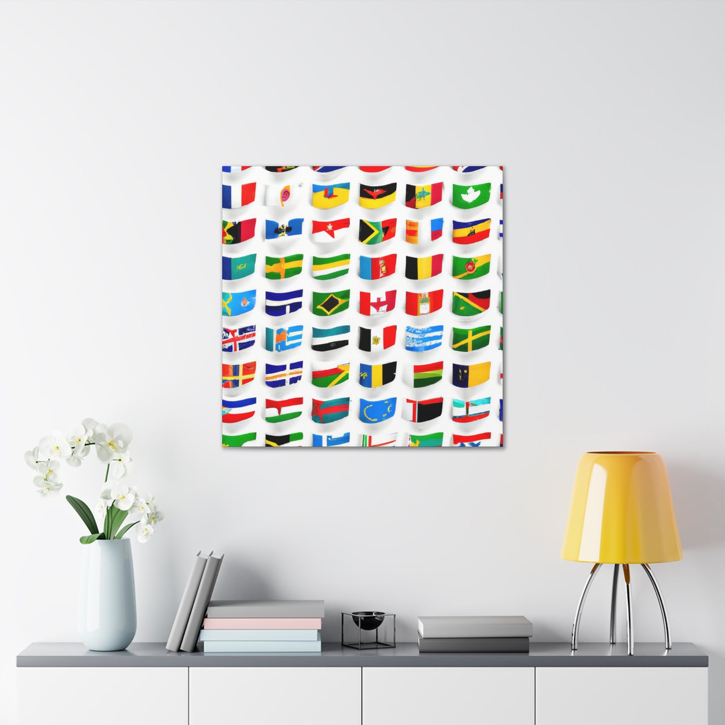 Isabella Rawlingson - Flags Of The World Canvas Wall Art