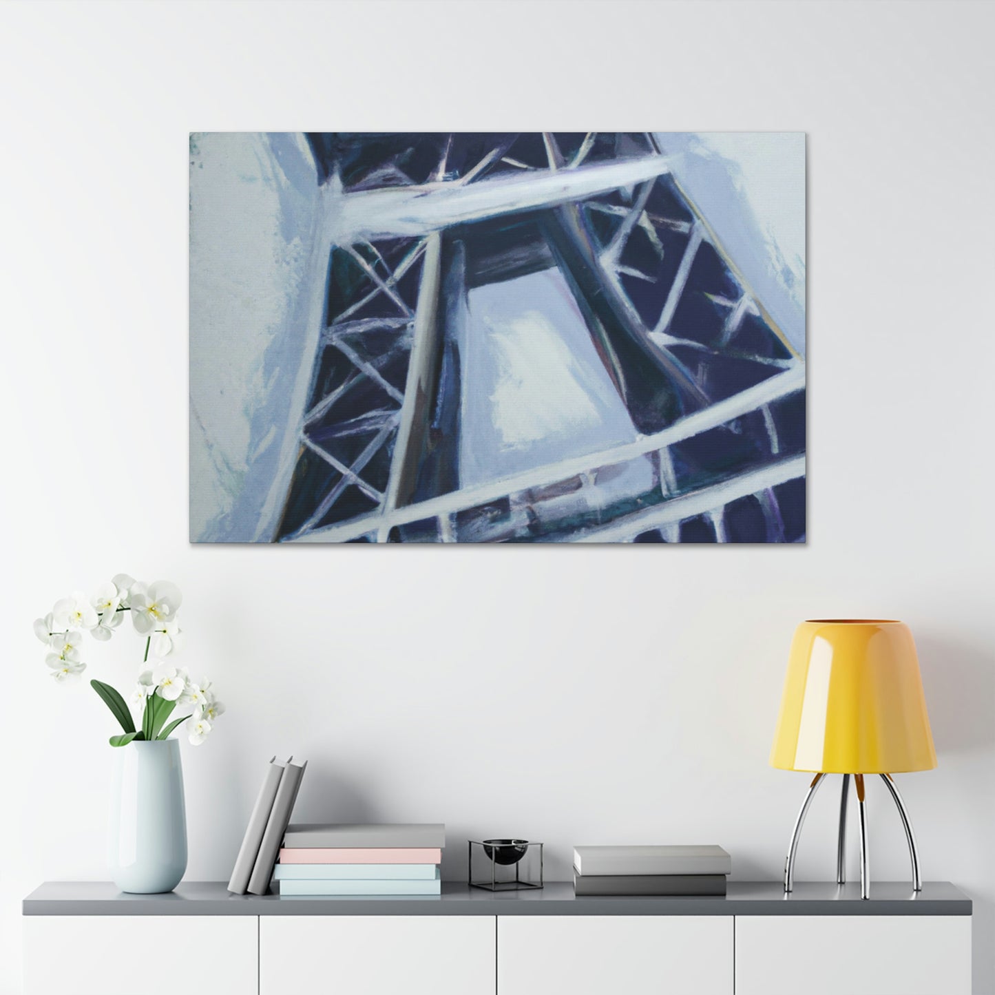 Jacques LeChat - Eiffel Tower Canvas Wall Art