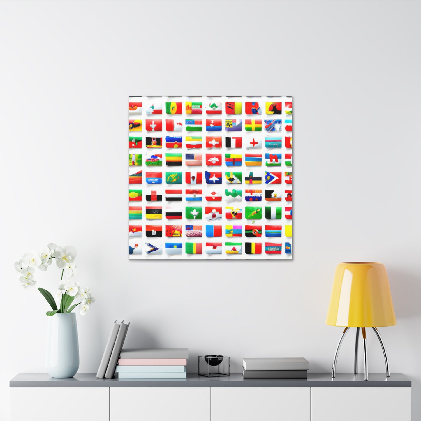 Adela Chotek von Chotkowa, Baroness of Czernin. - Flags Of The World Canvas Wall Art