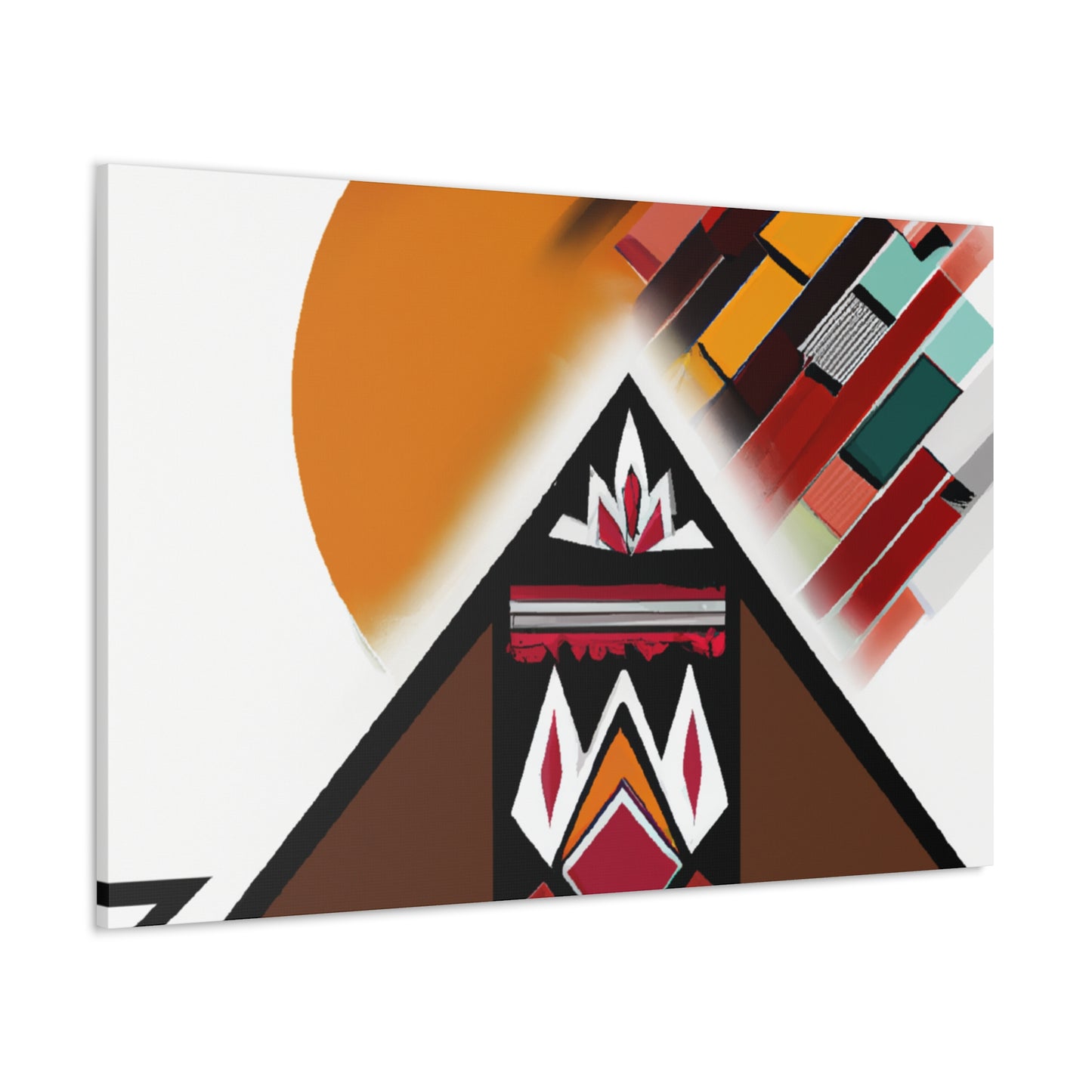 Chief White Eagle - Native American Indian Canvas Wall Art