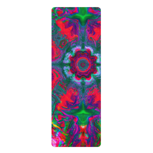 Sunny Sunray - Psychedelic Yoga Exercise Workout Mat - 24″ x 68"