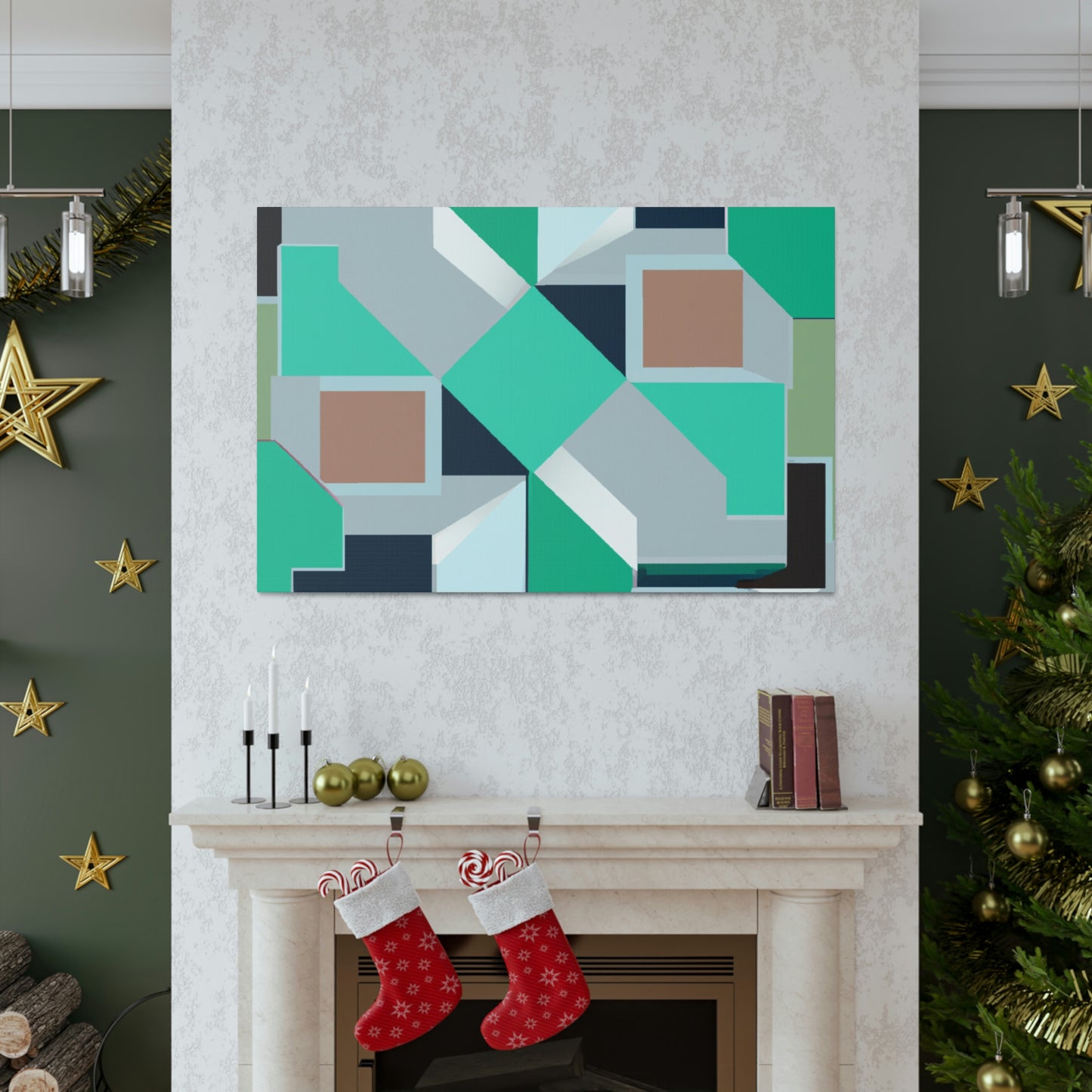 .

Griselda Juniper - Geometric Canvas Wall Art