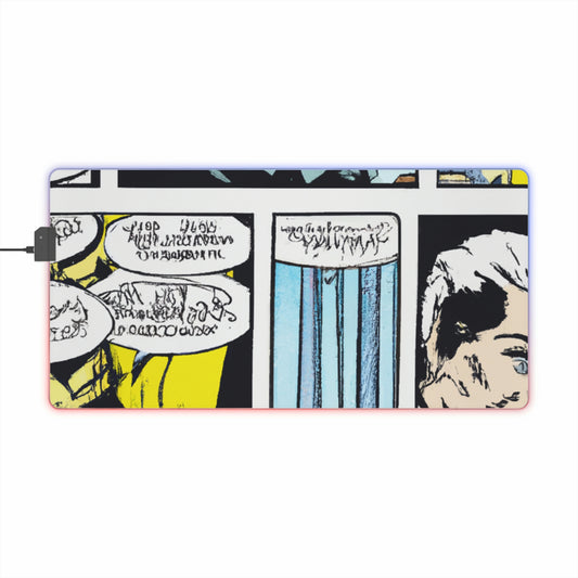 Harvey Hightops - Comic Book Collector LED Light Up Gaming Mouse Pad