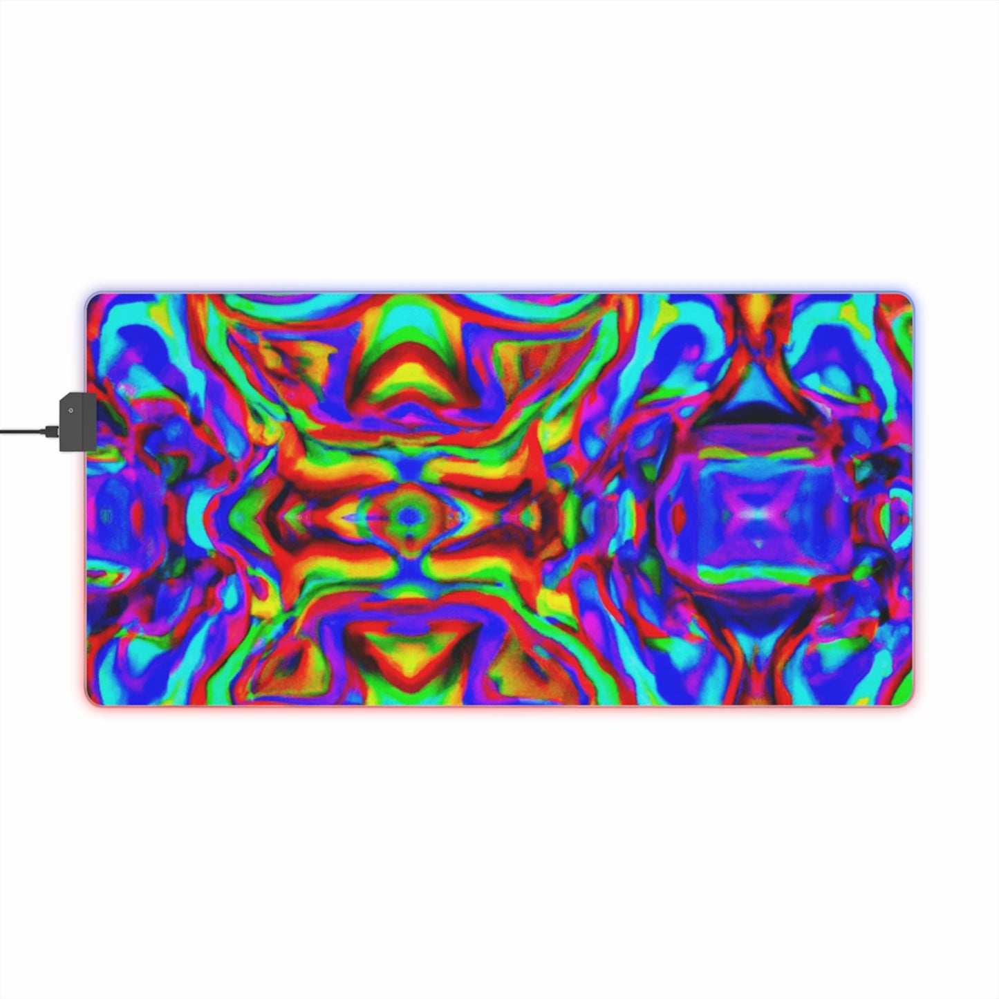 Bobby "Knuckles" McCoy - Psychedelic Trippy LED Light Up Gaming Mouse Pad