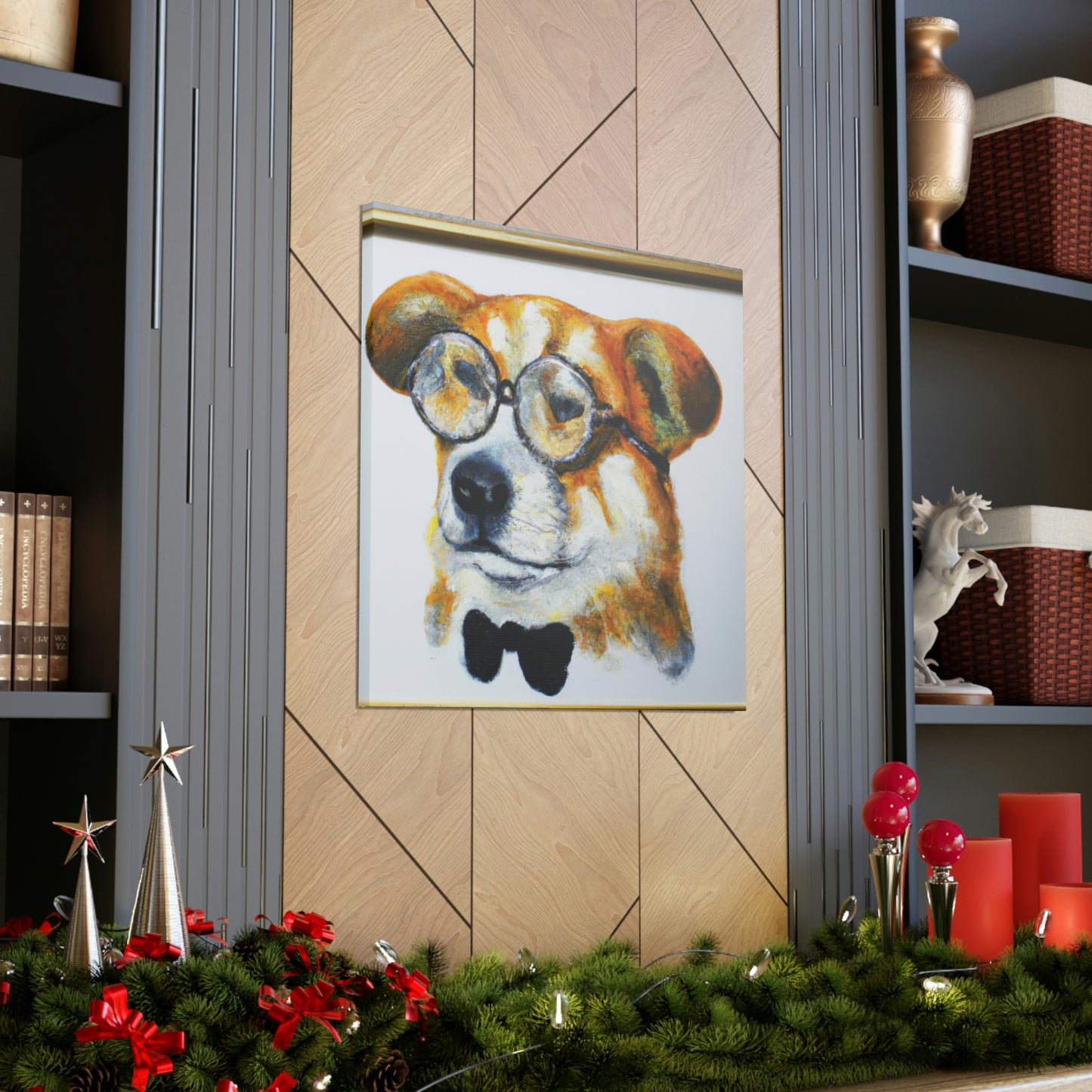 Fritz Furrball - Dog Lovers Canvas Wall Art