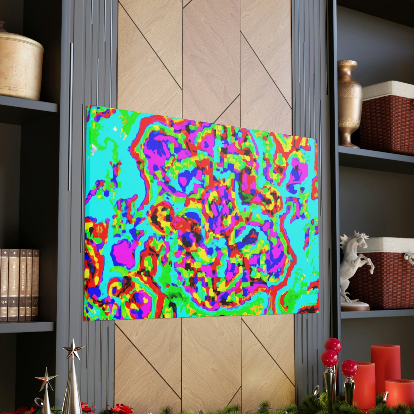 Abner Scribbler - psychedelic Canvas