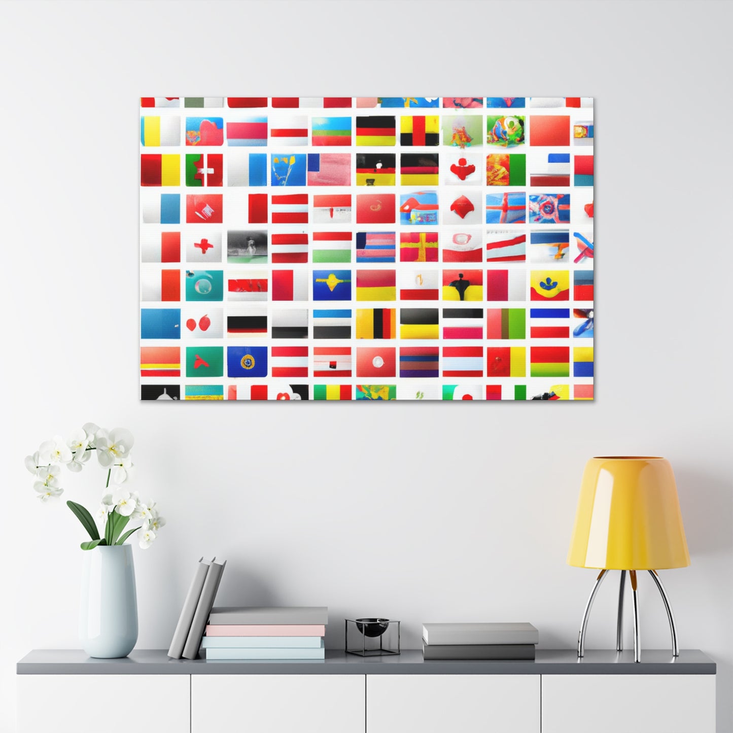 William G. Spear (1845-1929) - Flags Of The World Canvas Wall Art