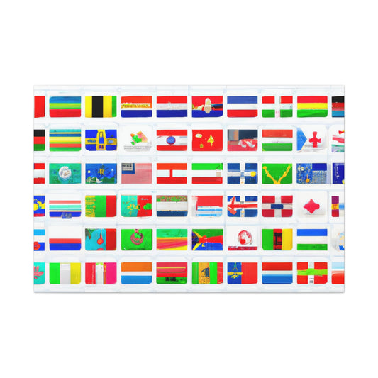 William Carson Reynolds - Flags Of The World Canvas Wall Art