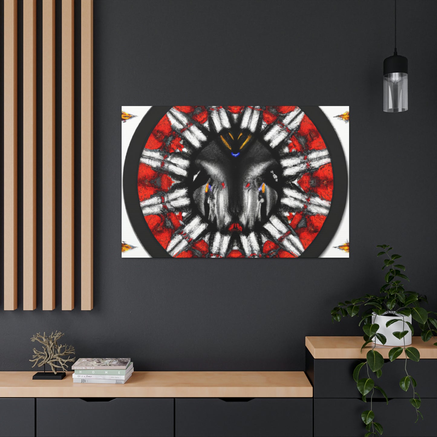 Chief Running Elk - Native American Indian Canvas Wall Art