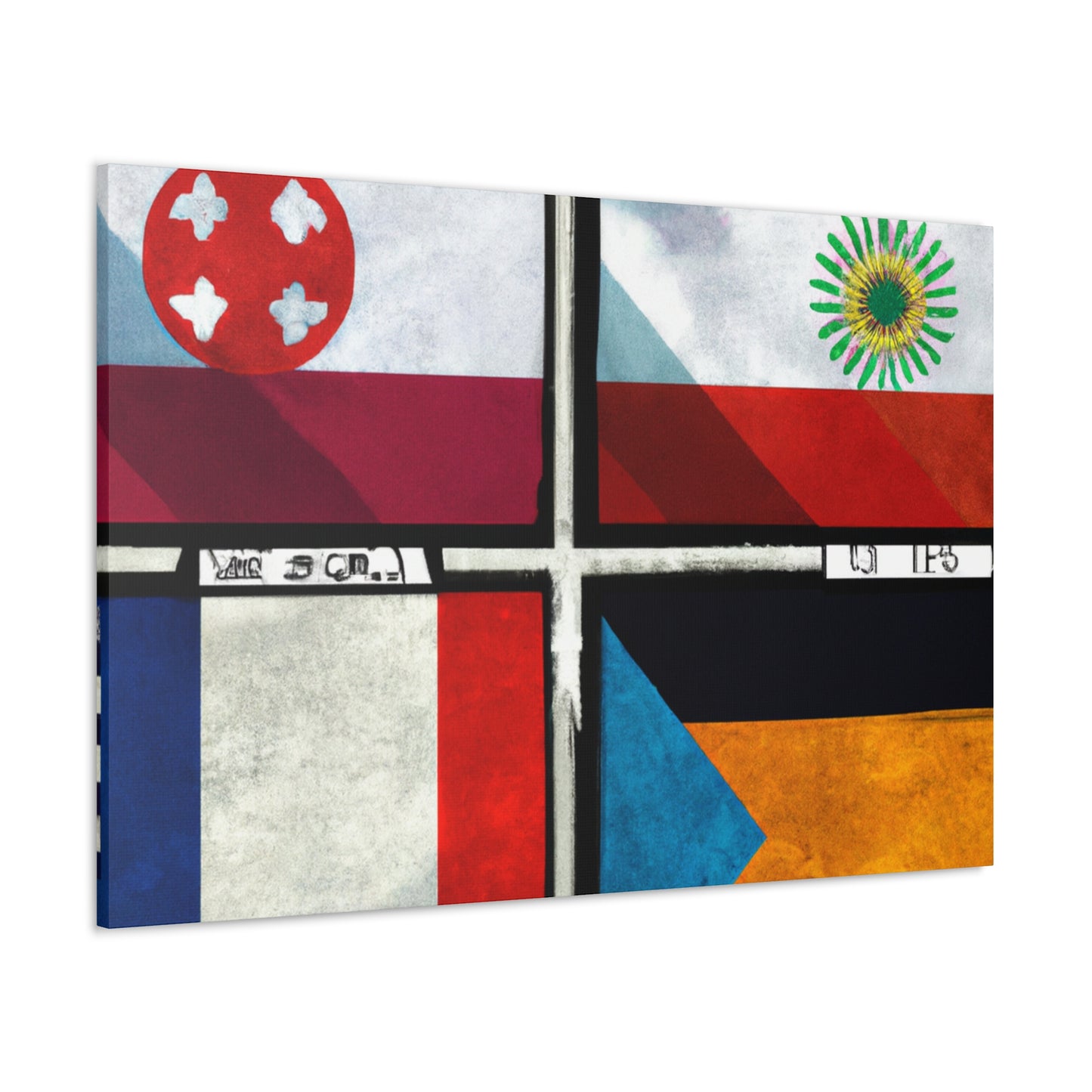 Charlotte Carey, Flag Maker of the 1800s. - Flags Of The World Canvas Wall Art