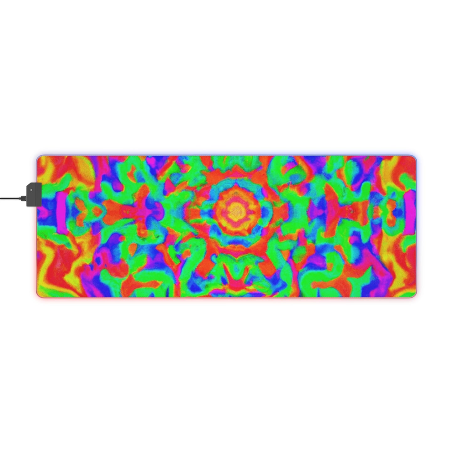 Studs McKenzie - Psychedelic Trippy LED Light Up Gaming Mouse Pad