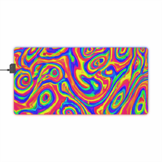 Rocky Rumblebottom - Psychedelic Trippy LED Light Up Gaming Mouse Pad