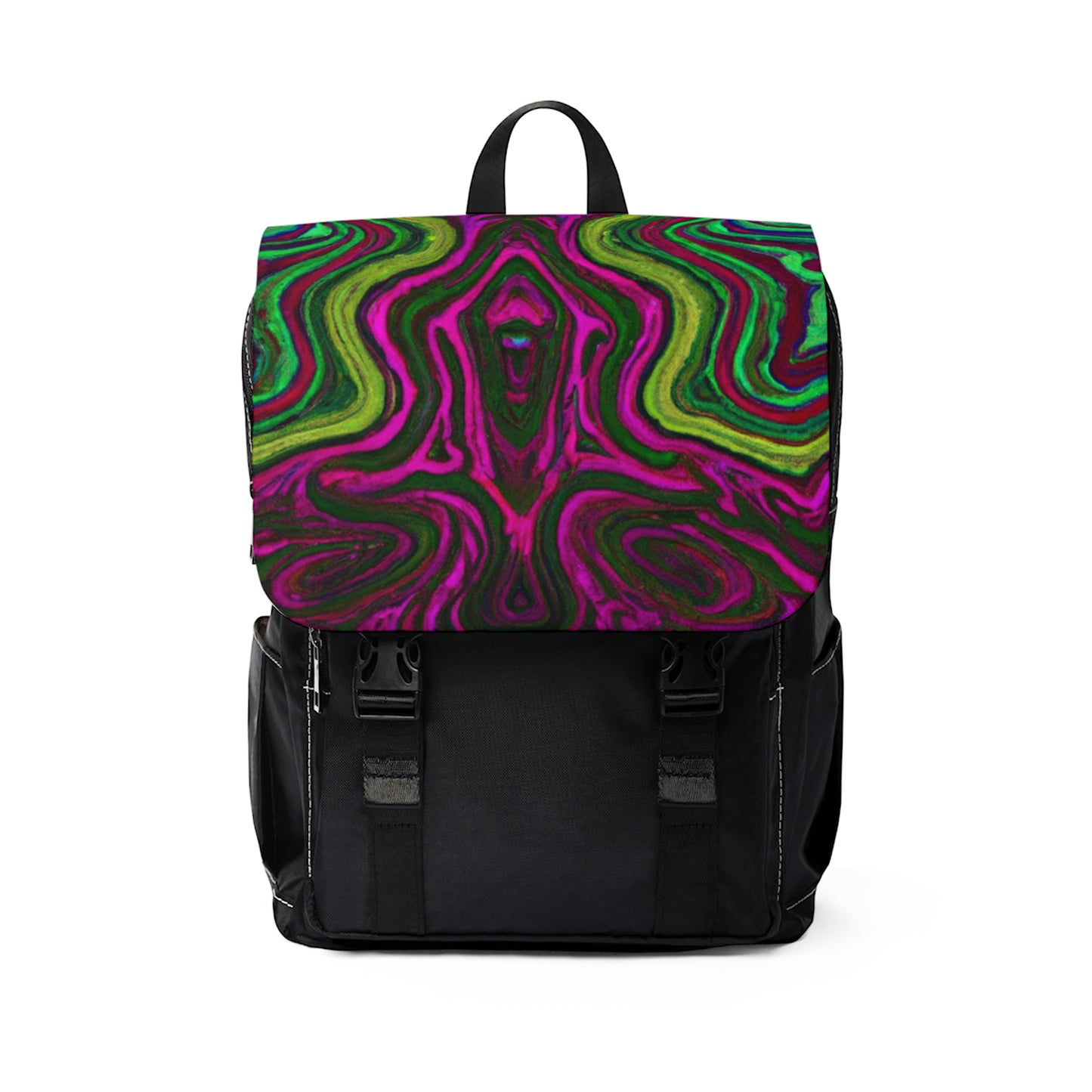 Armando Couture - Psychedelic Shoulder Travel Backpack Bag