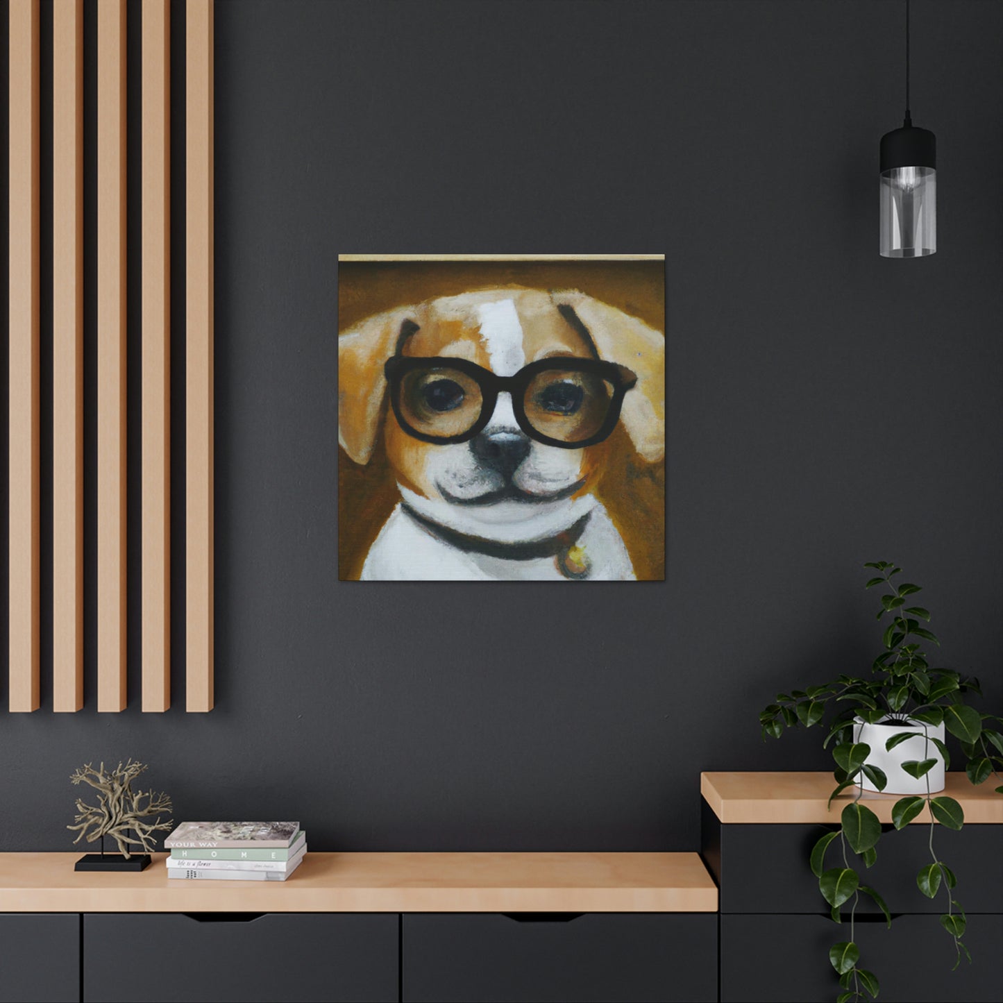 Fritz Fidgity - Dog Lovers Canvas Wall Art