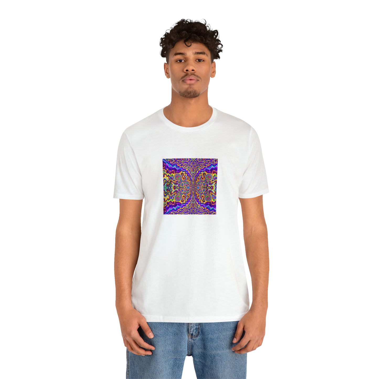 Virgil 'V' Vanderbilt - Psychedelic Trippy Pattern Tee Shirt