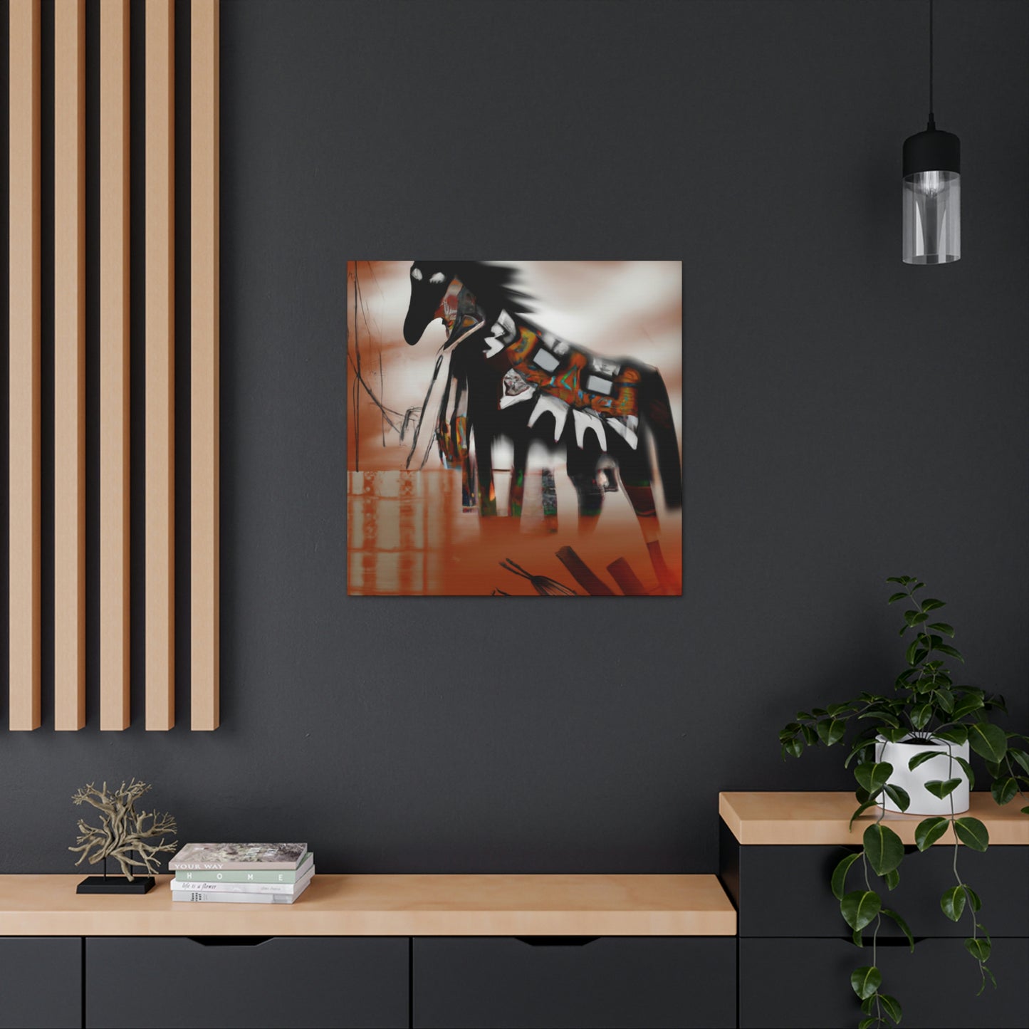 Little Beaver - Native American Indian Canvas Wall Art