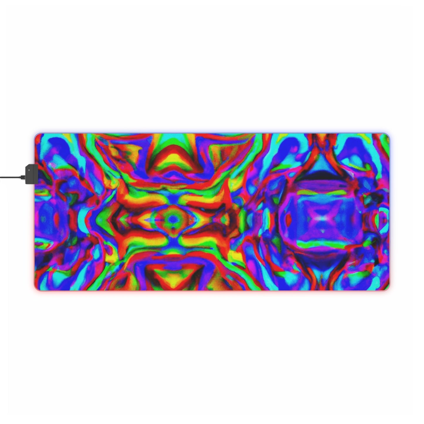 Bobby "Knuckles" McCoy - Psychedelic Trippy LED Light Up Gaming Mouse Pad