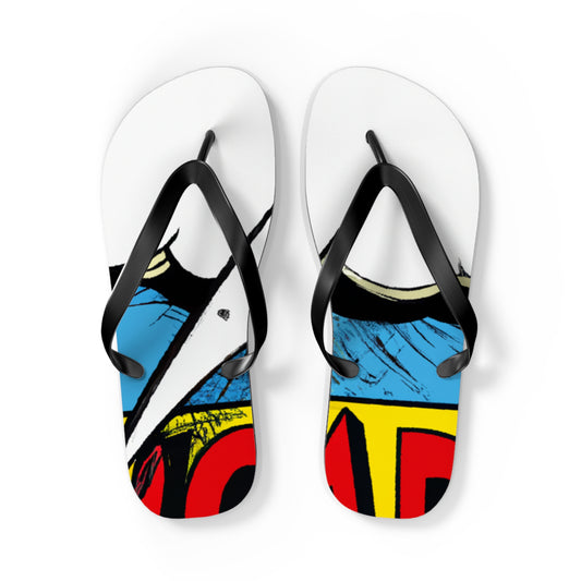 LampLighting Lady - Comics Collector Flip Flop Beach Sandals