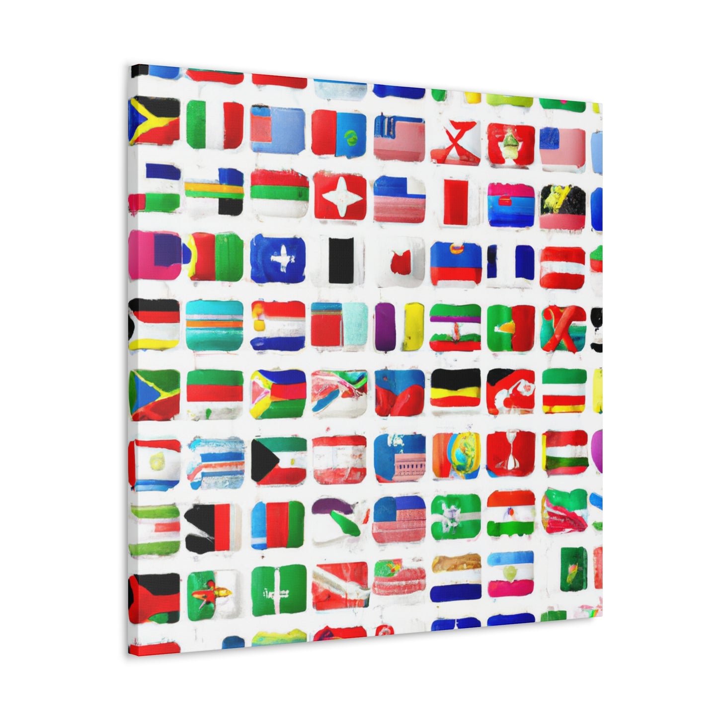 Fanny Klingenstein - Flags Of The World Canvas Wall Art