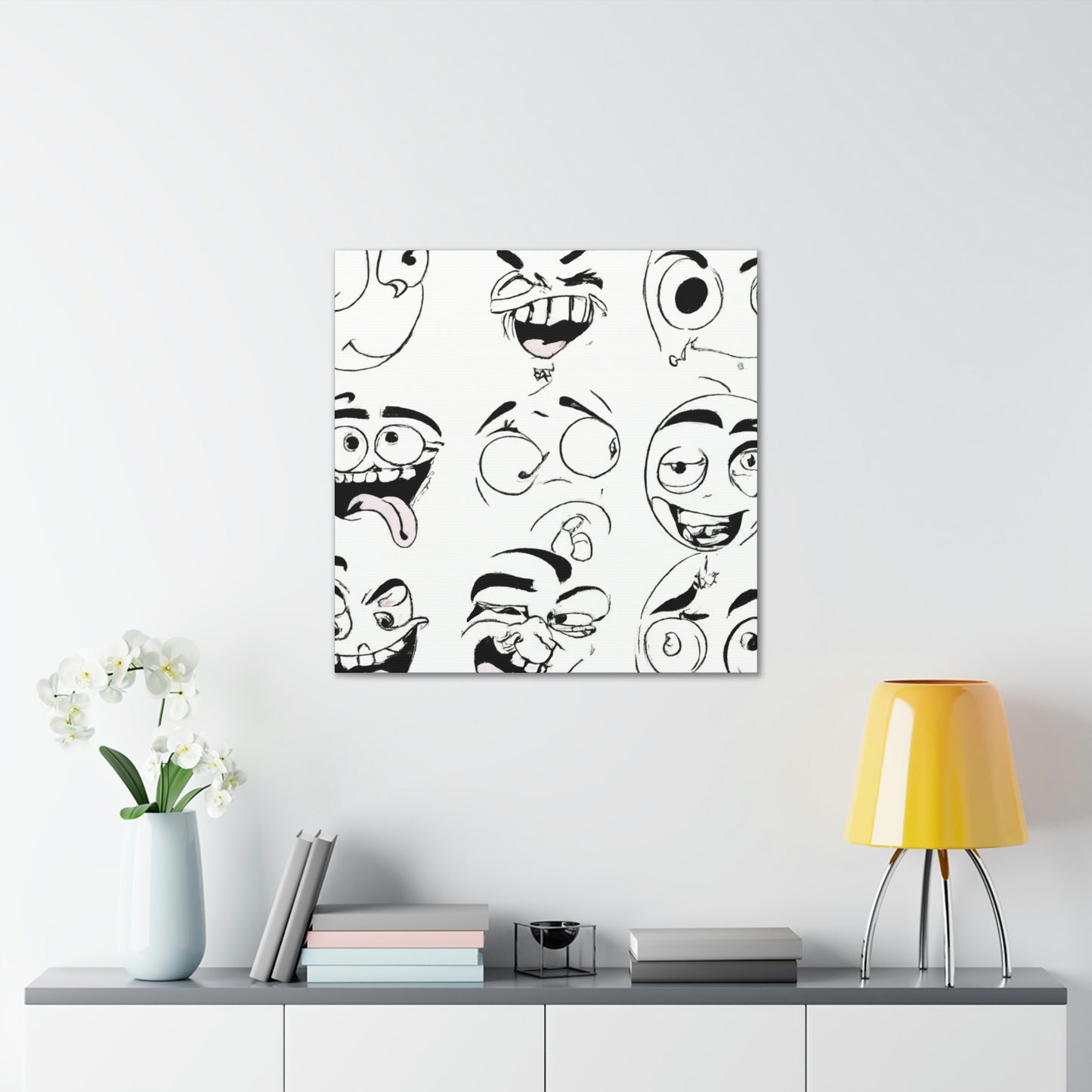 Rosalind Parr - Cartoon Collector Canvas Wall Art