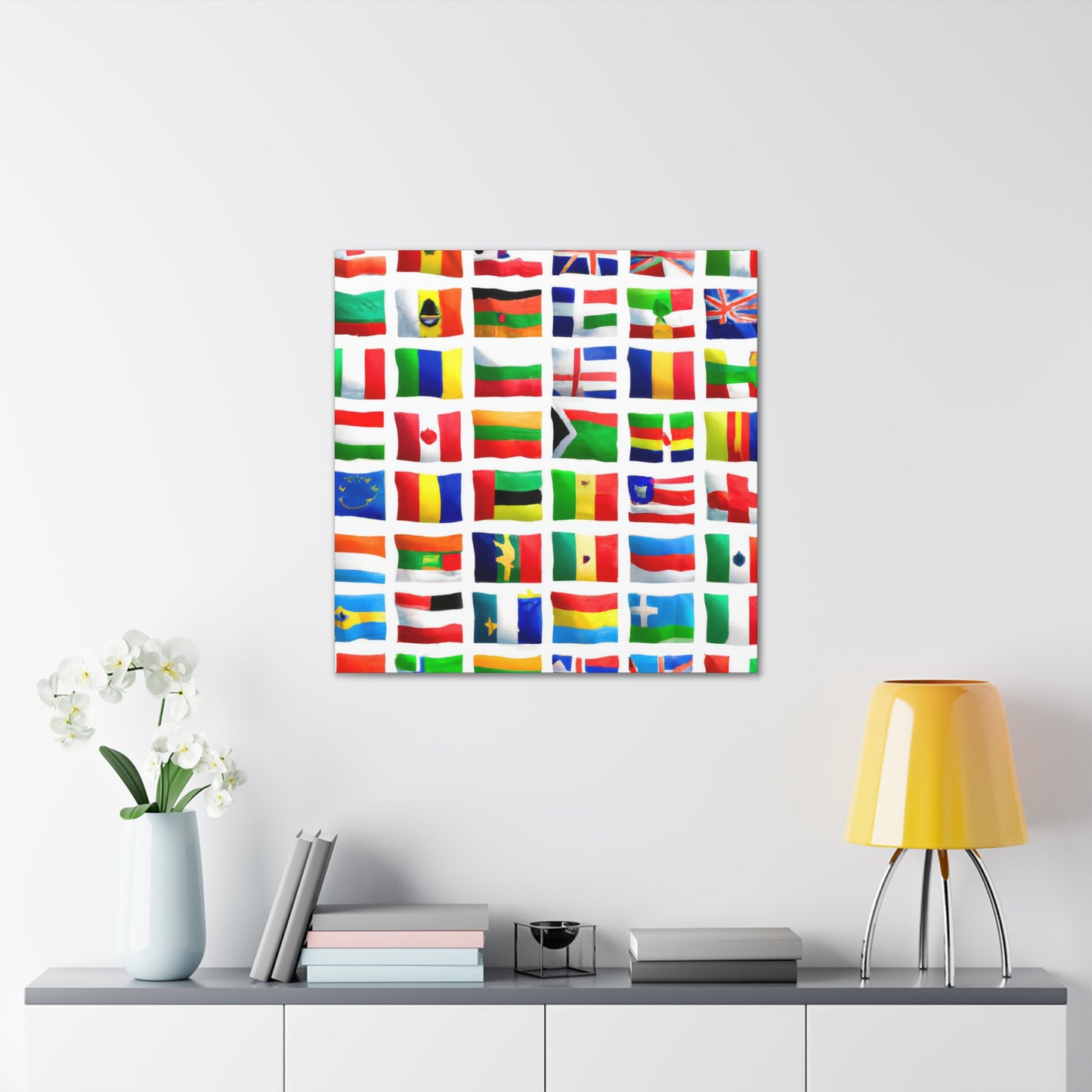 .

Josephine Bacon-Frye (1837-1893) - Flags Of The World Canvas Wall Art