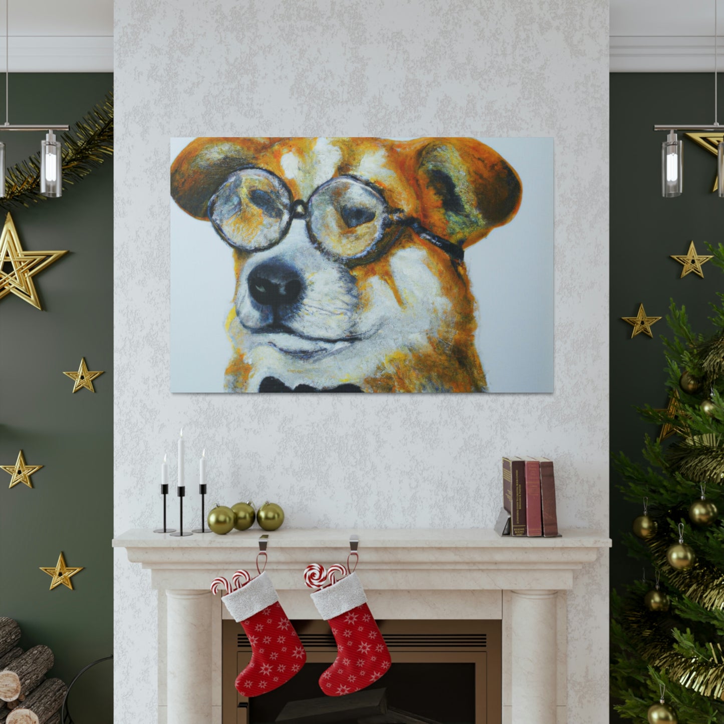 Fritz Furrball - Dog Lovers Canvas Wall Art