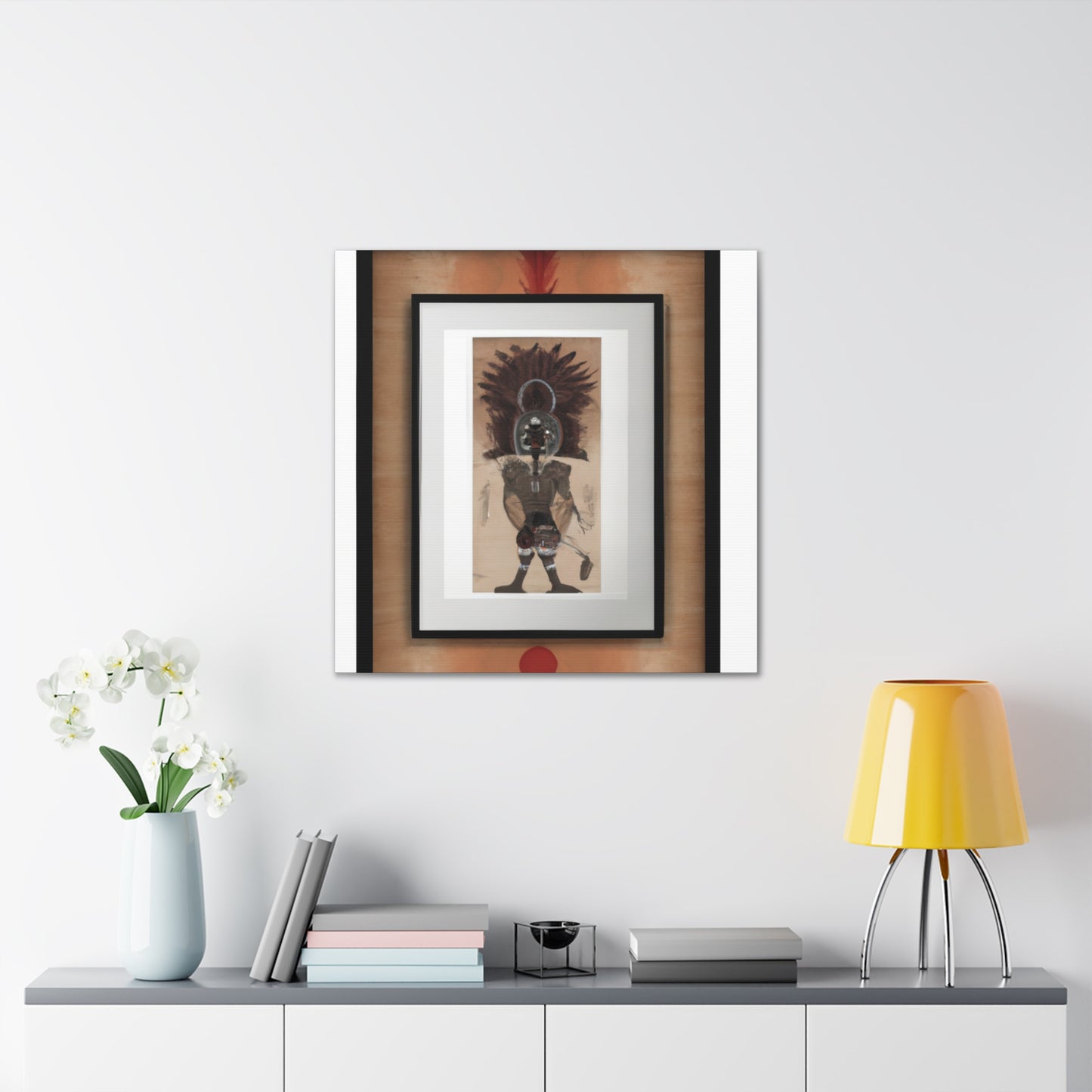 Chief Great Eagle - Native American Indian Canvas Wall Art