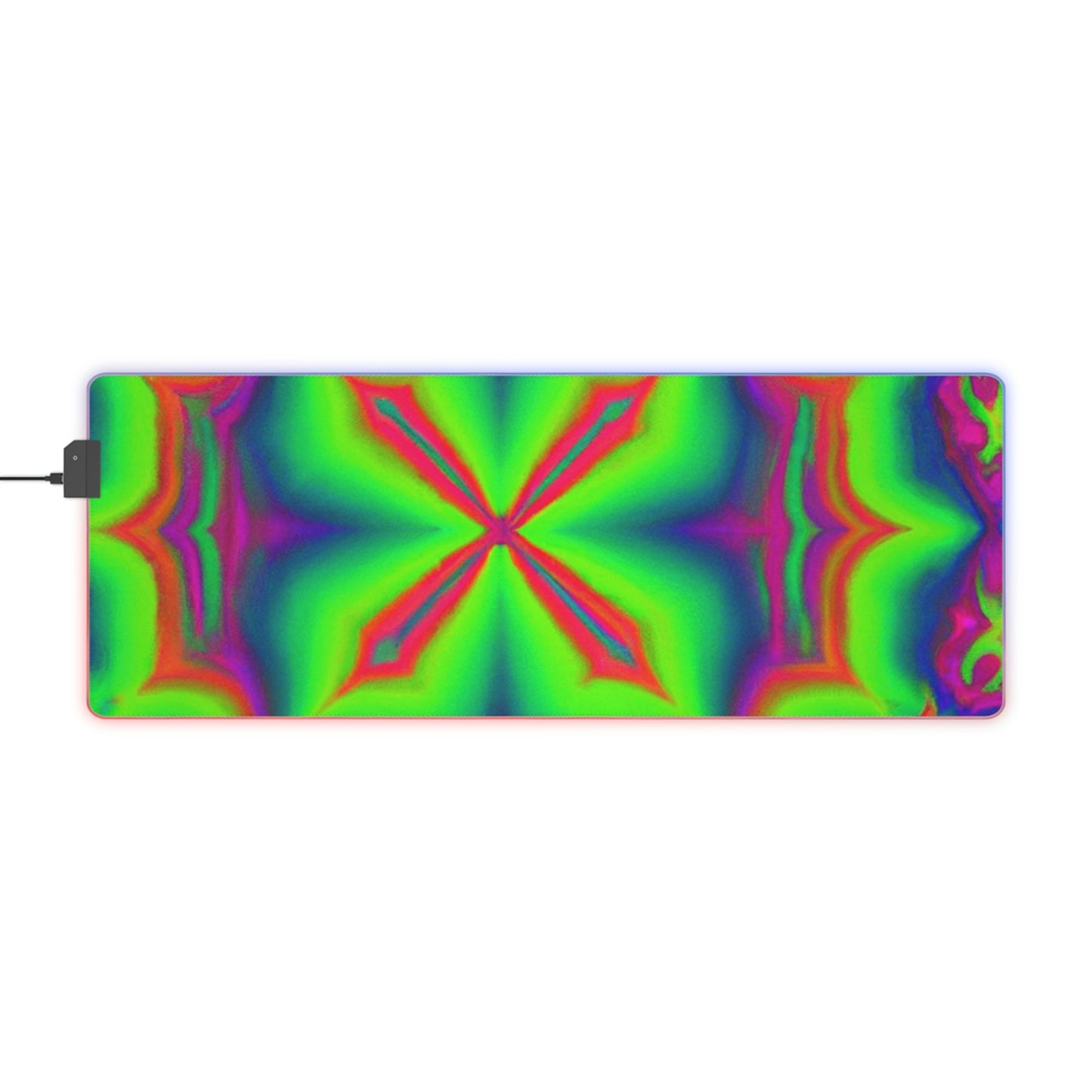 Rock 'n' Rolla Perry - Psychedelic Trippy LED Light Up Gaming Mouse Pad