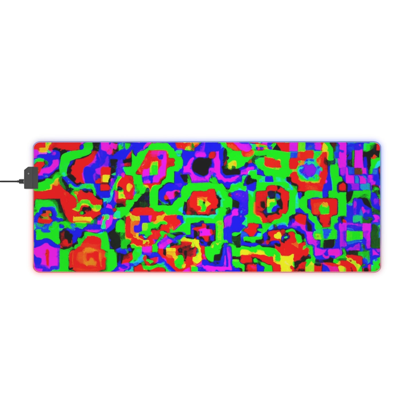 Rocky Roadster - Psychedelic Trippy LED Light Up Gaming Mouse Pad