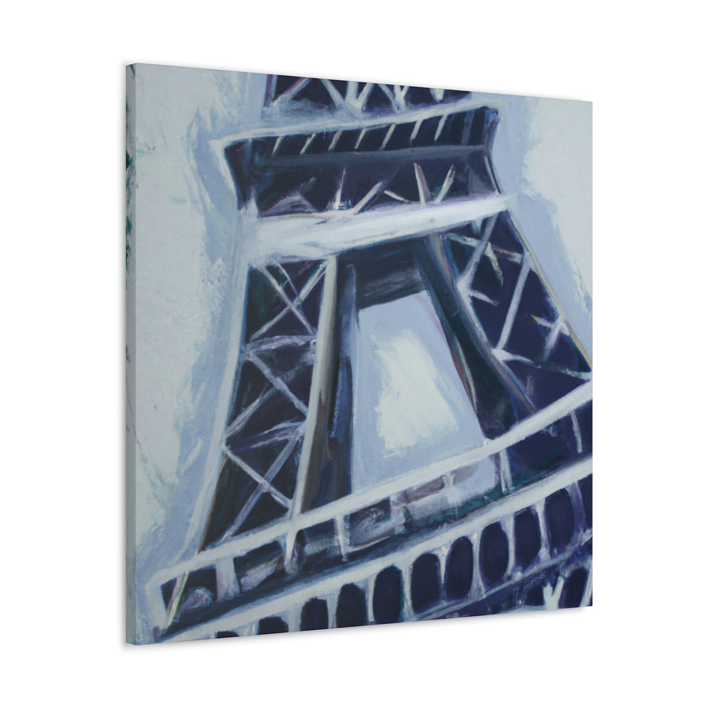 Jacques LeChat - Eiffel Tower Canvas Wall Art