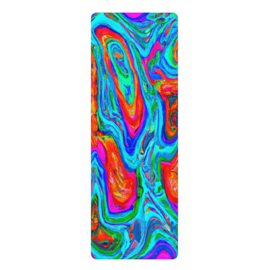 Lakshmi Shastri - Psychedelic Yoga Exercise Workout Mat - 24″ x 68"