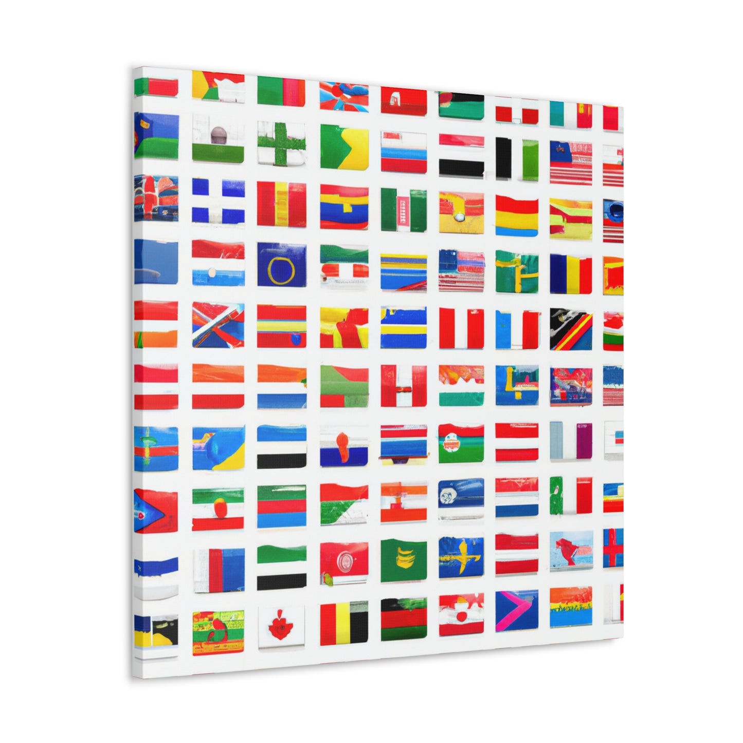 Heinrich Fuselmann - Flags Of The World Canvas Wall Art