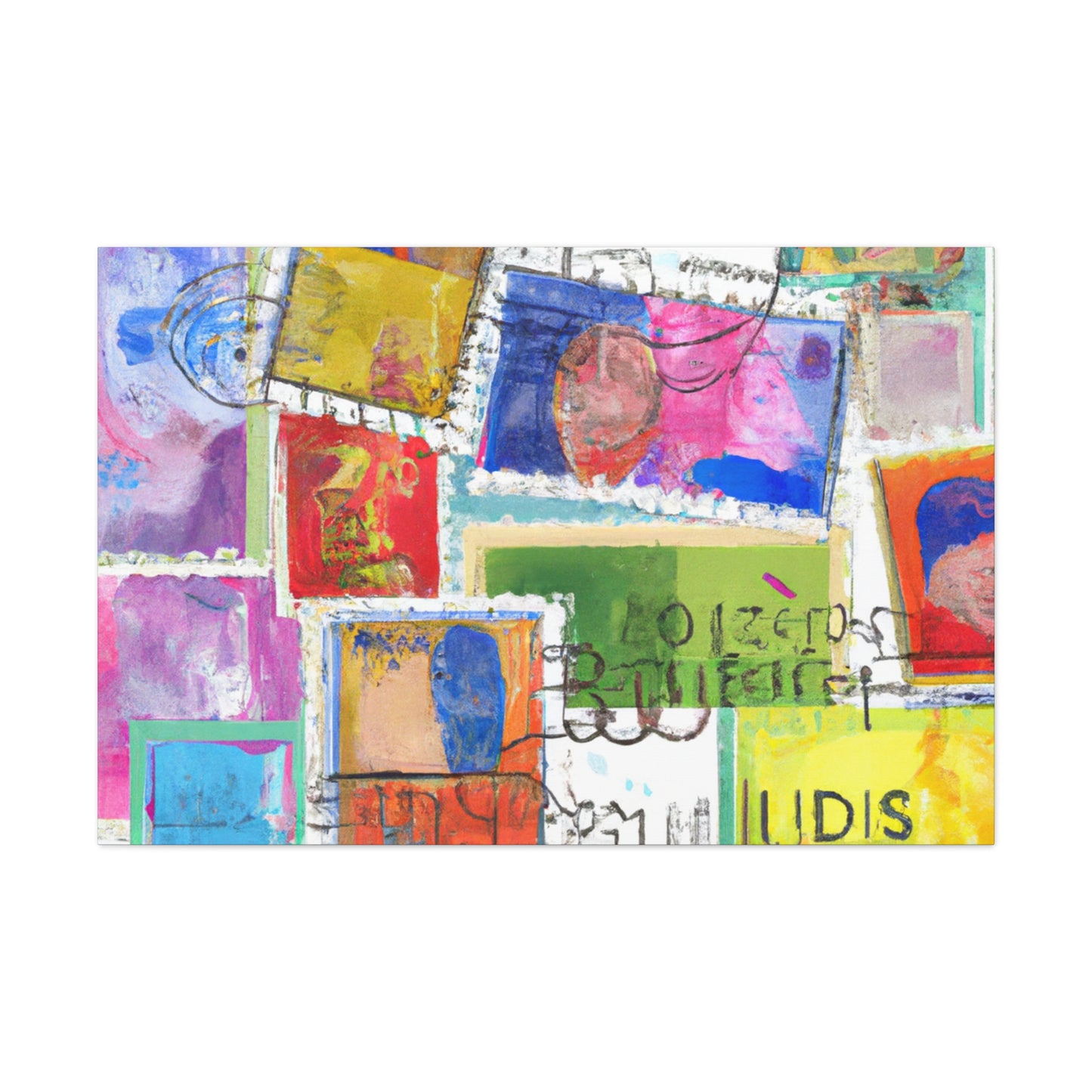 Global Heritage Stamps - Postage Stamp Collector Canvas Wall Art