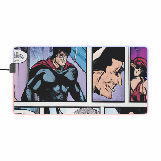 Rocky "Rocket" Radford - Comic Book Collector LED Light Up Gaming Mouse Pad