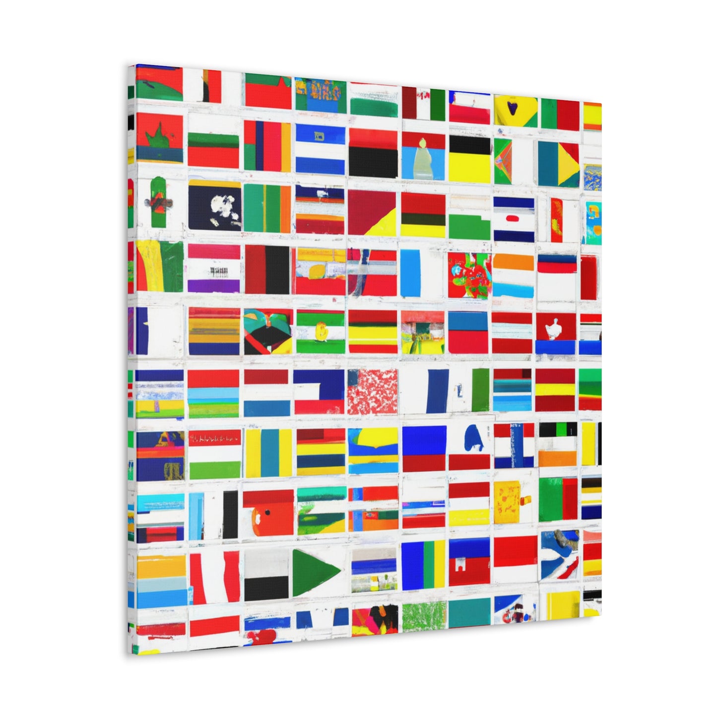 William F. Kofahl - Flags Of The World Canvas Wall Art