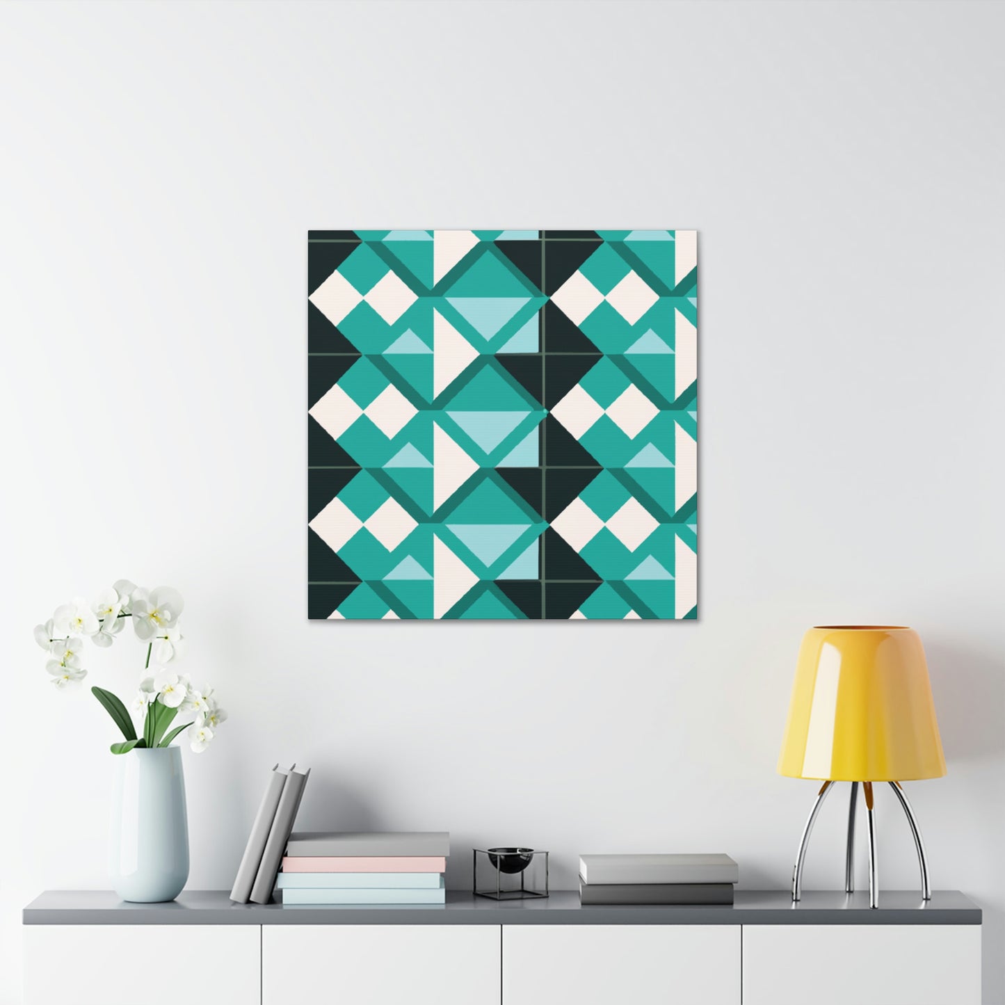 Lilian Armstrong - Geometric Canvas Wall Art